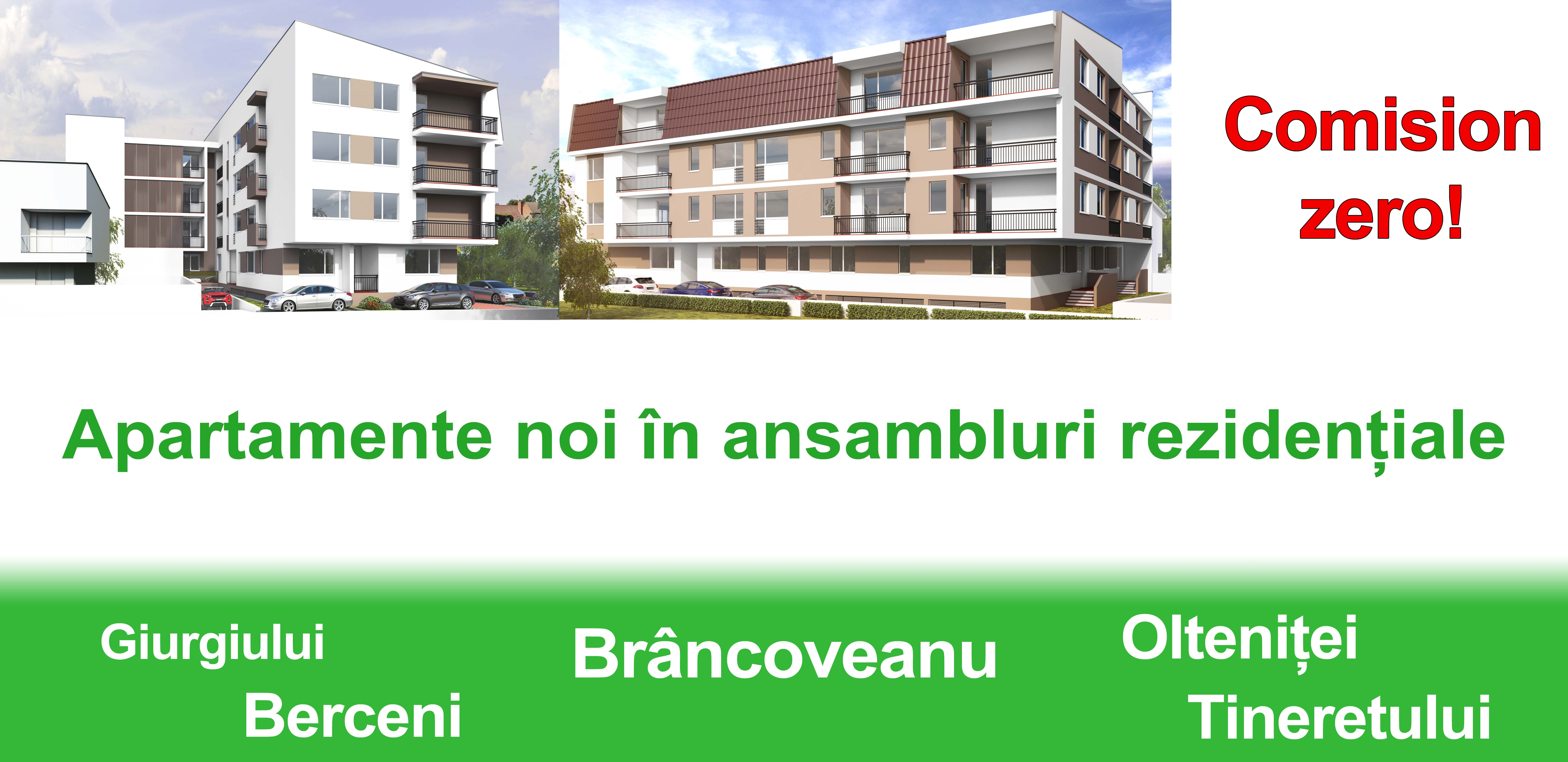 Pascu Imobiliare apartamente Brancoveanu, comision zero